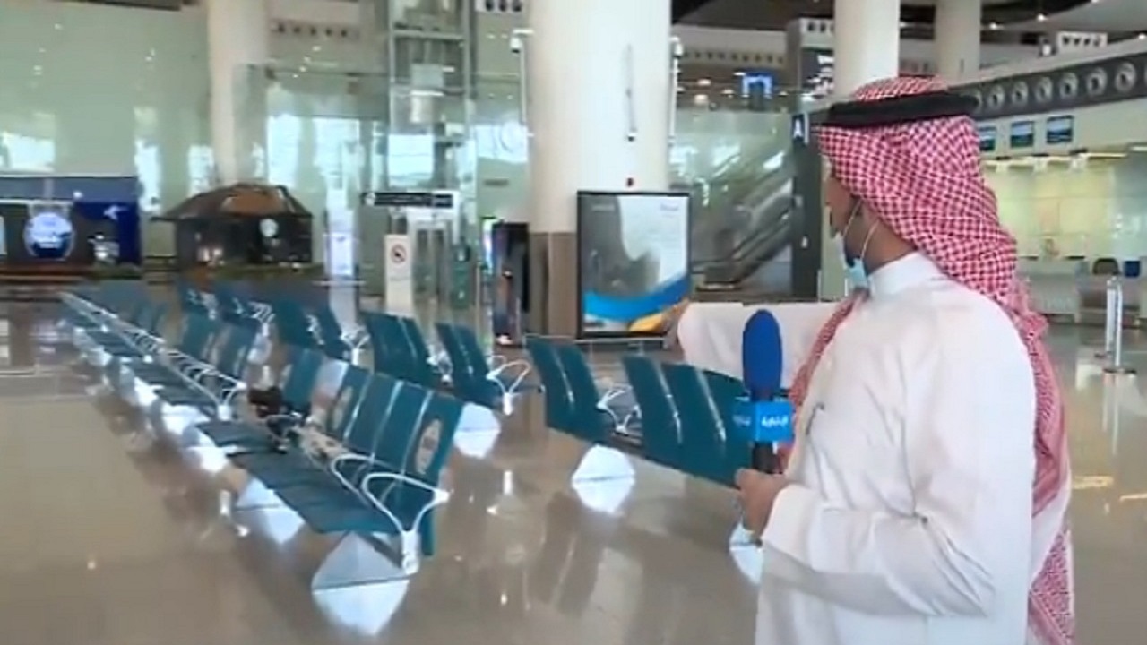بالفيديو.. استعدادات مطار الملك خالد لاستئناف الرحلات الداخلية
