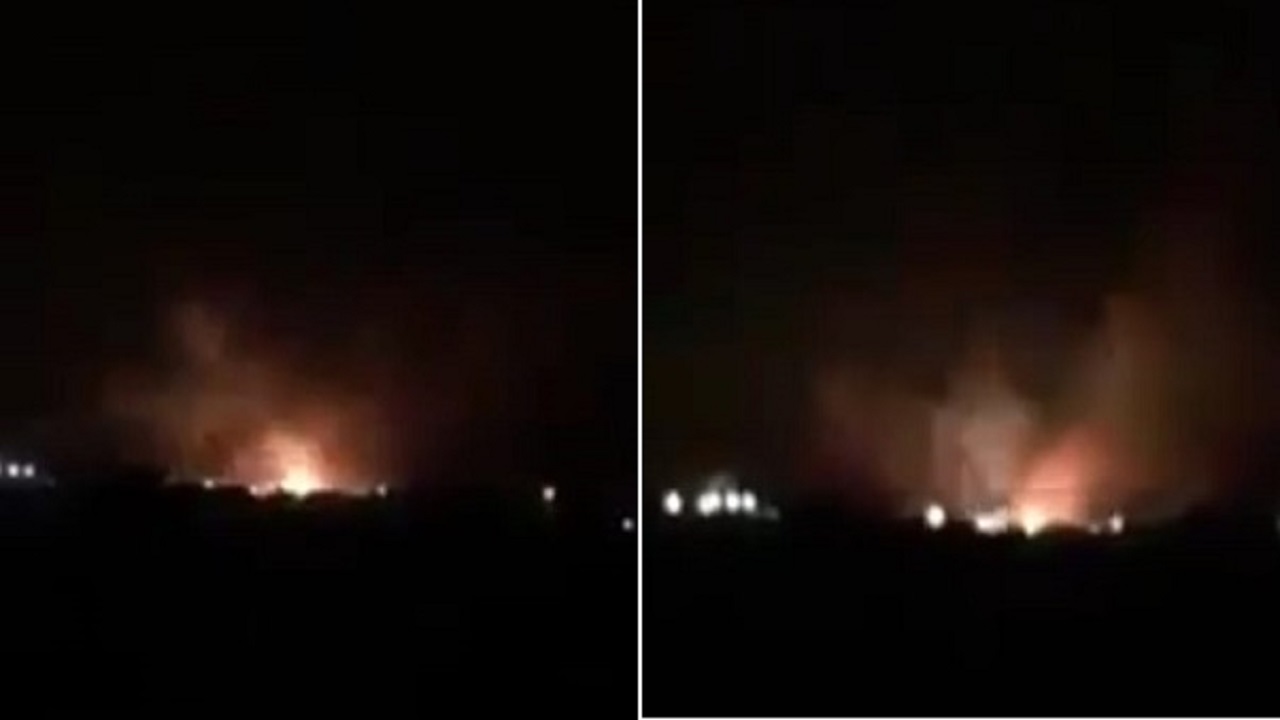 بالفيديو.. لحظة انفجار مخازن أسلحة في شُقرة قبل حشدها ضد الجنوب