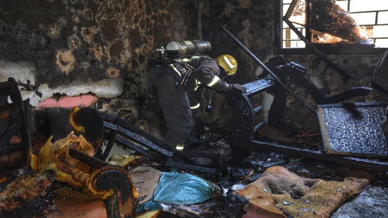 مصرع وإصابة 5 مواطنين إثر إندلاع حريق في شقة بحي الروابي
