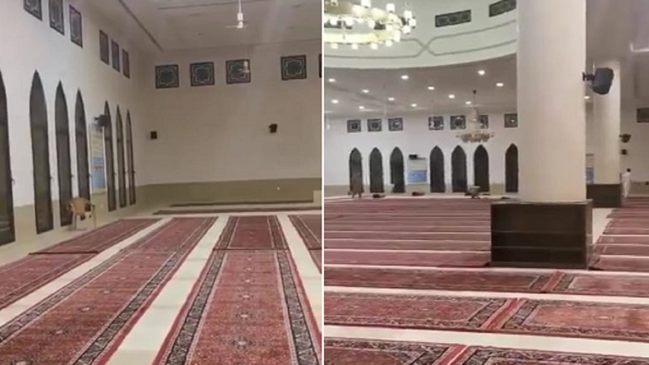 بالفيديو.. طريقة سهلة لضمان تباعد المصلين بالمساجد دون حواجز أو لواصق