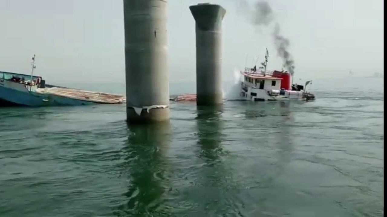 ‏غرق باخرة إيرانية قرب السواحل العراقية