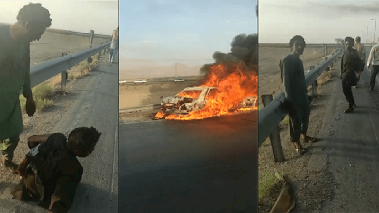 الأمن الإيراني يحرق عمالًا أفغان