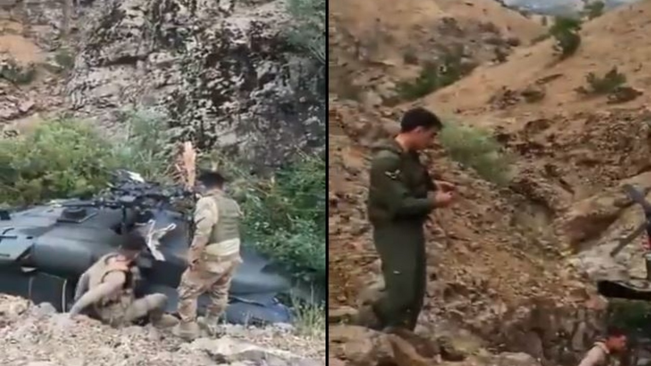 شاهد.. الشعب الكردستاني يُسقط طائرة تركية تابعة للجيش