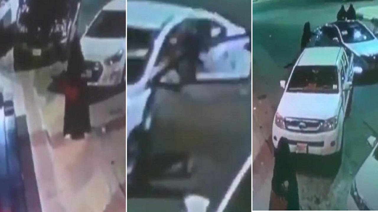 بالفيديو.. القبض على سارق حقيبة امرأة من أمام أحد المطاعم بالجوف