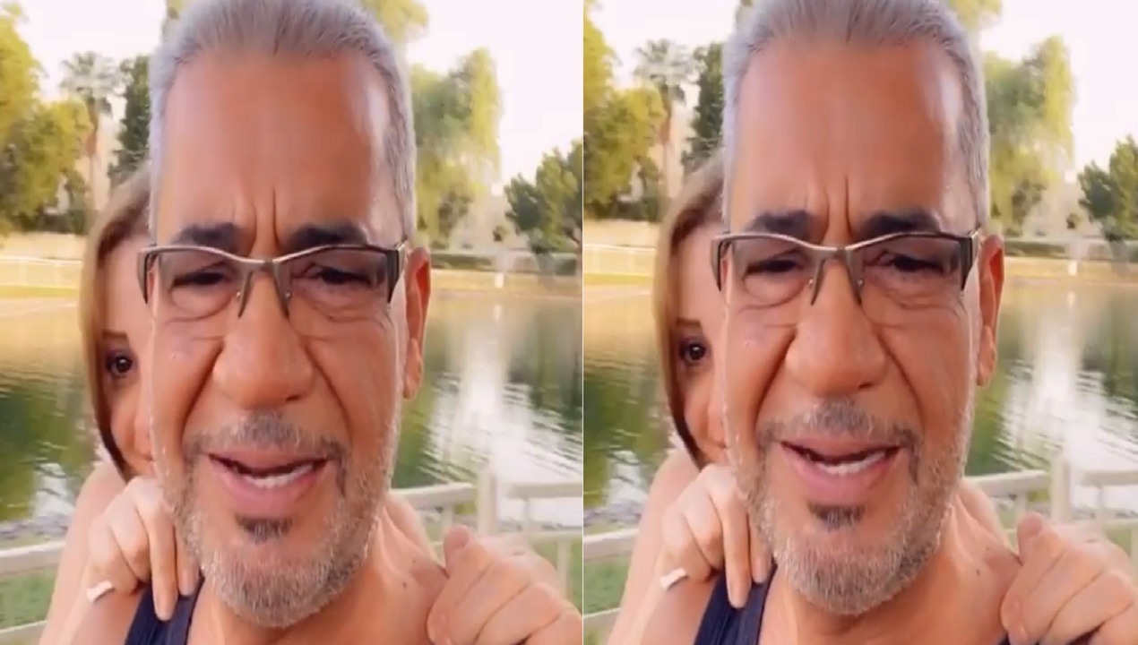 مصطفى الآغا يمازح زوجته أثناء ممارسة الرياضة : رائحتها ثوم وبصل(فيديو)
