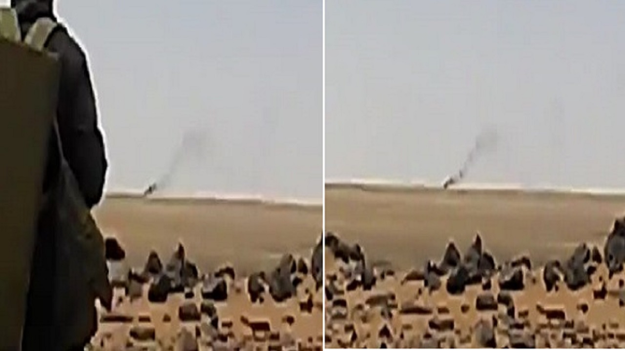بالفيديو.. لحظة إحراق آلية عسكرية لمليشيا الحوثي بالجوف اليمنية