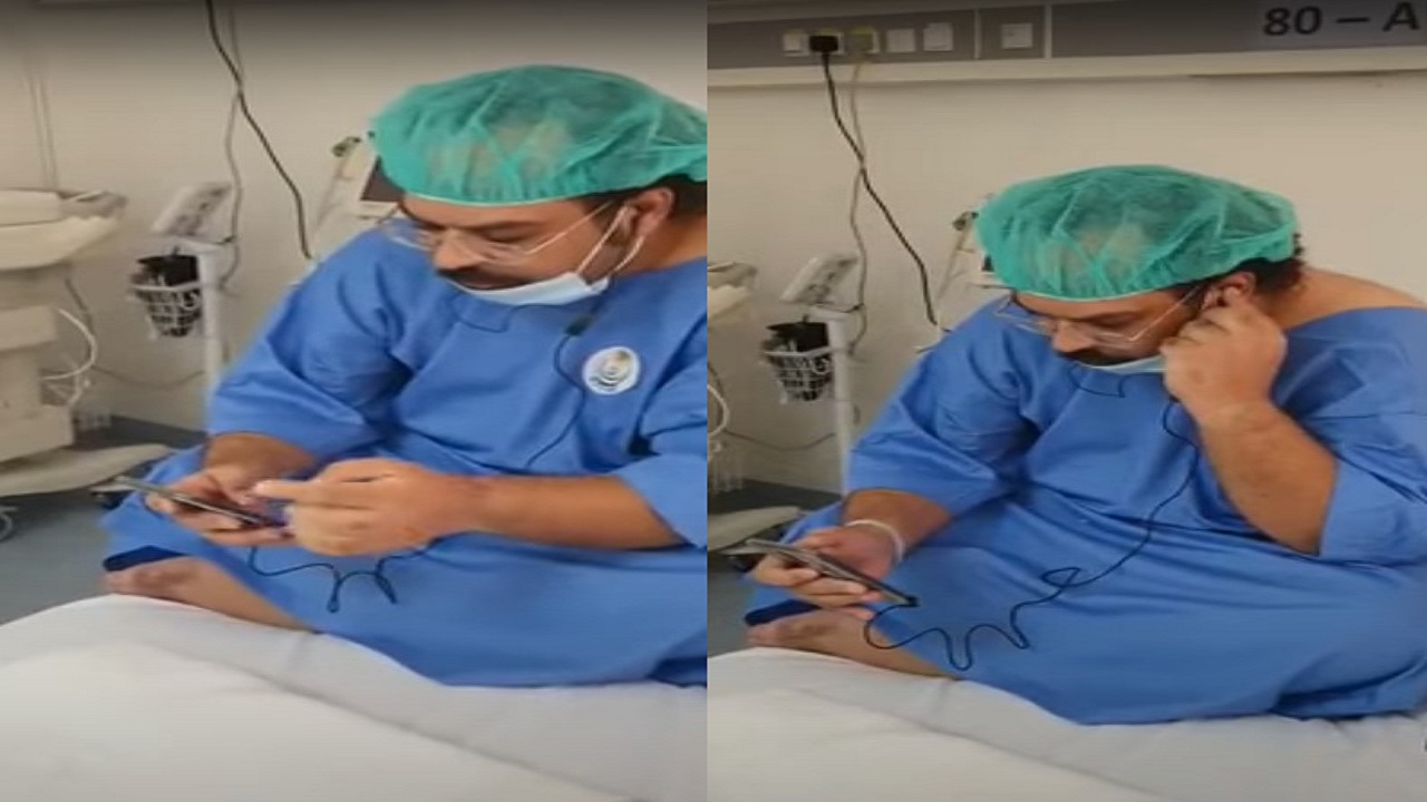 بالفيديو.. تفاصيل قصة معلم فضل تقديم الدرس للطلاب عن إجراء عملية جراحية