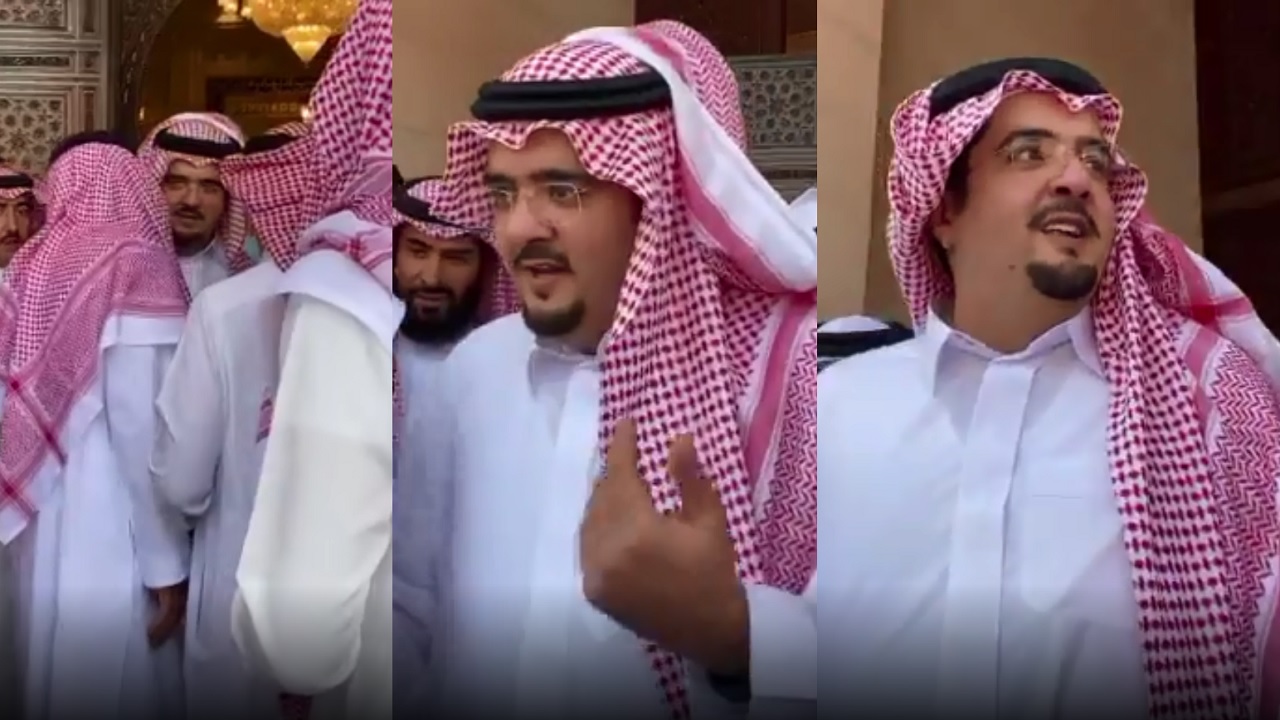 شاهد.. الظهور الأول للأمير عبدالعزيز بن فهد بعد إجراء عملية جراحية
