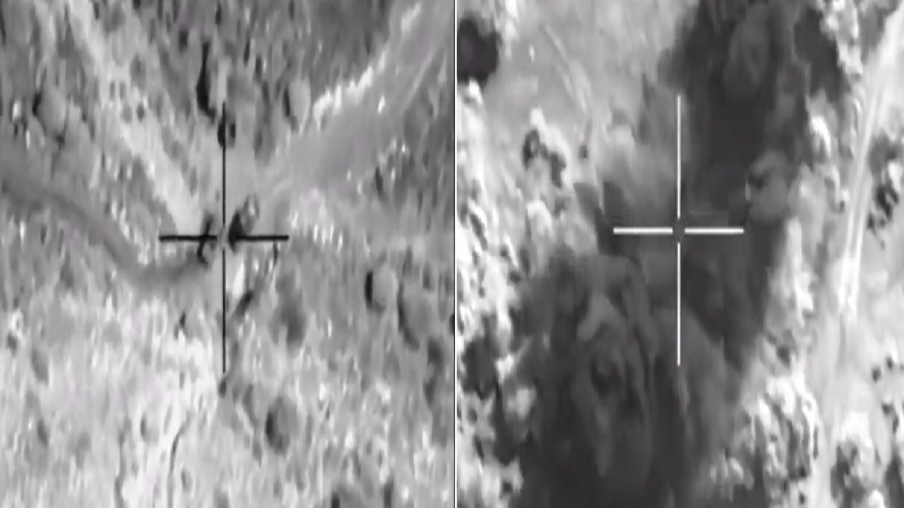 بالفيديو.. لحظة تفجير مواقع لمليشيا الحوثي في مأرب والجوف