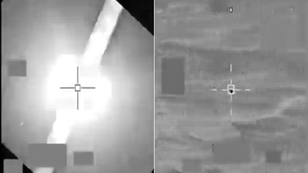 بالفيديو.. لحظة تدمير طائرات مسيرة أطلقتها الميليشيا الحوثية باتجاه المملكة