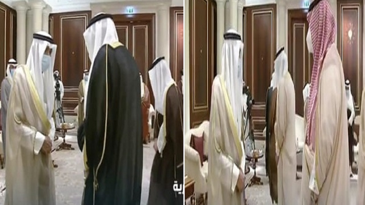 بالفيديو.. الأمير منصور بن متعب ينقل تعازي القيادة لأمير الكويت