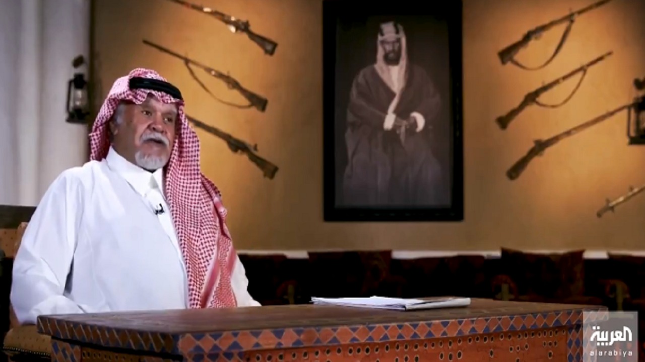 بالفيديو.. الأمير بندر بن سلطان عن قطر : &#8220;القراد يبقى قراد والجمل يبقى جمل &#8220;