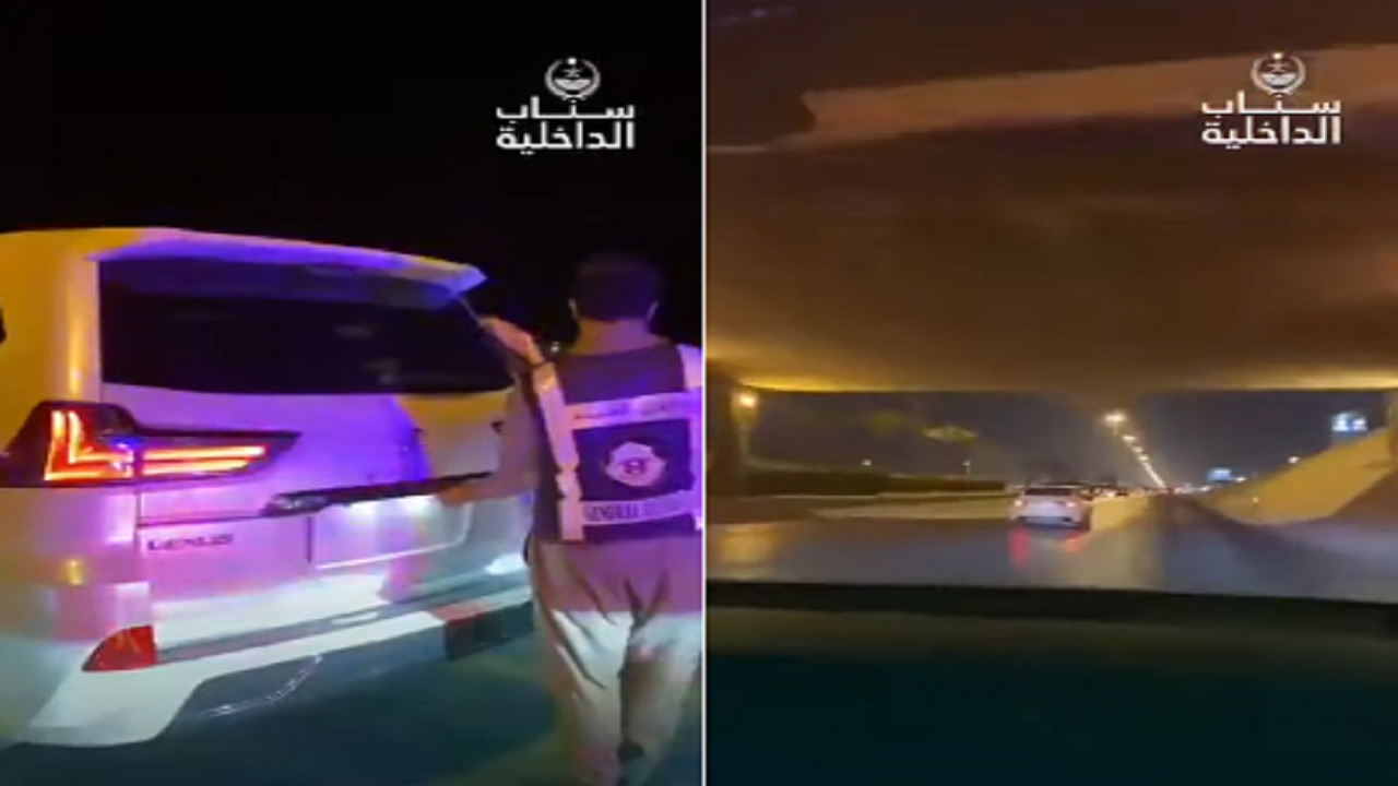 بالفيديو .. ضبط سيارات تسير بسرعة جنونية وأخرى بدون لوحات في الرياض
