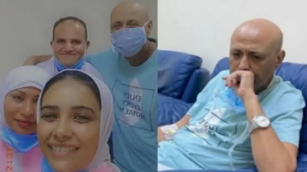 بالفيديو.. جمال يوسف يبكي فرحا بعد تلقي خبر شفاؤه من السرطان