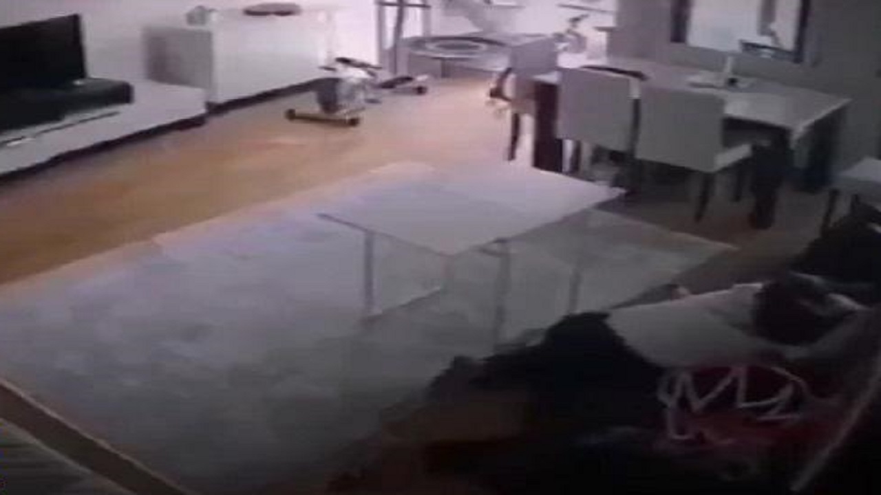 بالفيديو.. رد فعل أم مع طفلها أثناء زلزال إزمير العنيف