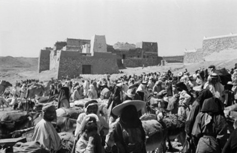 سوق أبها عام 1945 م