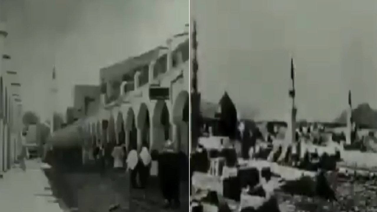 تسجيل قديم لأول آذان يُبث من المسجد النبوي على الهواء مباشرة