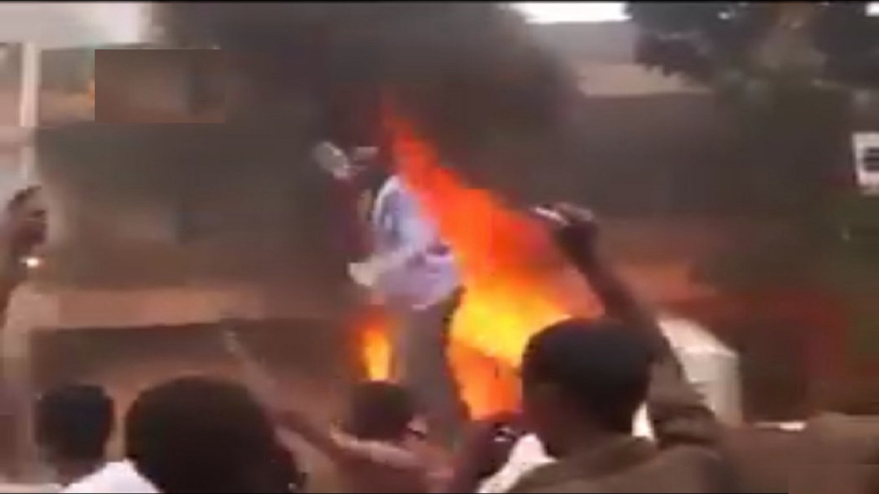 حقيقة فيديو حرق السفارة الفرنسية في السودان