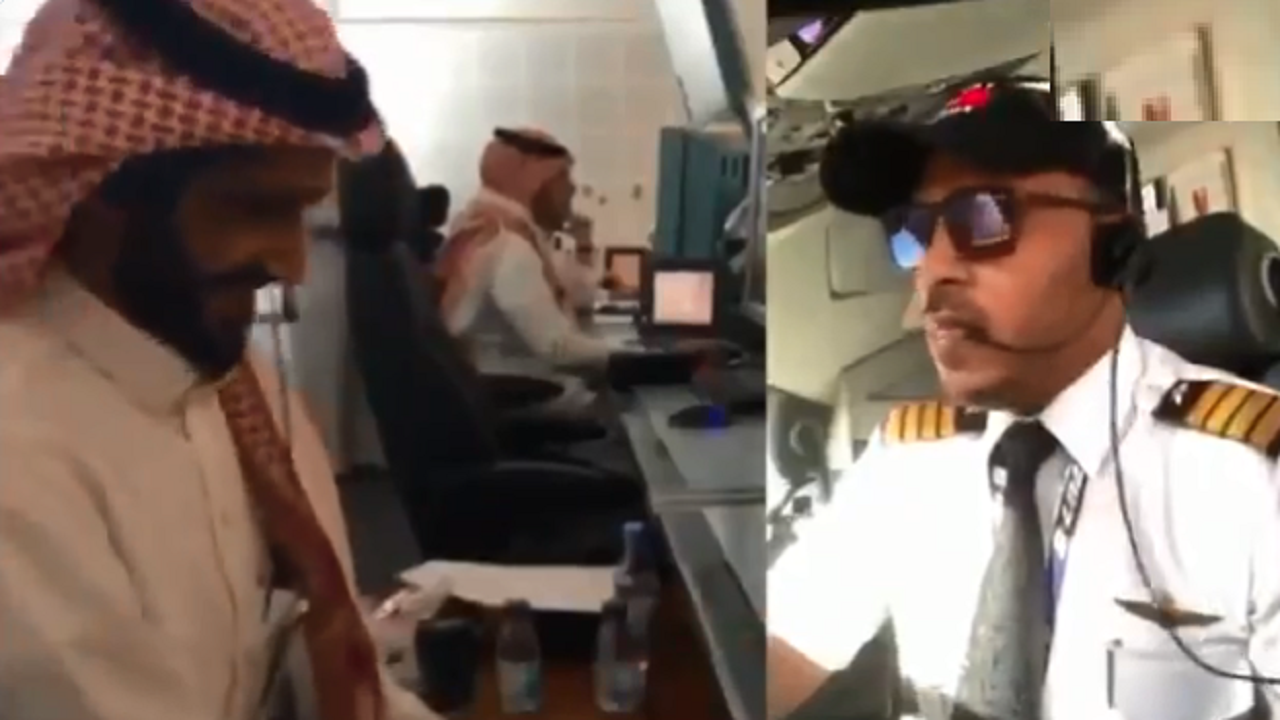 بالفيديو.. طيار يوجه رسالة خاصة للمراقب الجوي بمطار الملك خالد الدولي