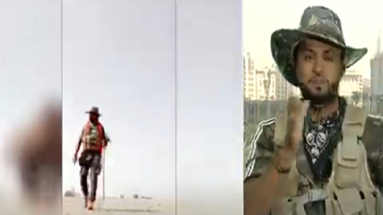 بالفيديو.. رحالة يروي تجربة السير على الأقدام من مكة إلى المدينة