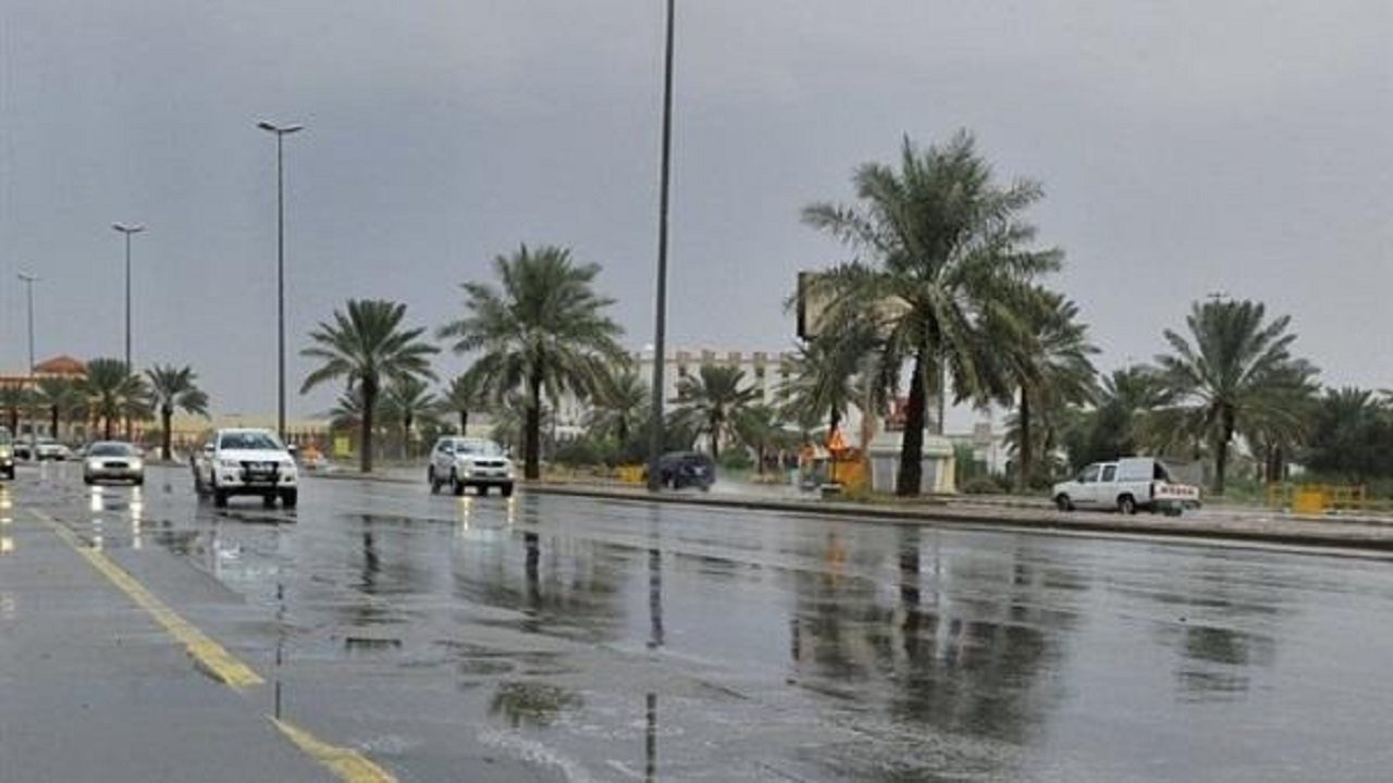 أمطار رعدية على 5 مناطق بالمملكة غدًا