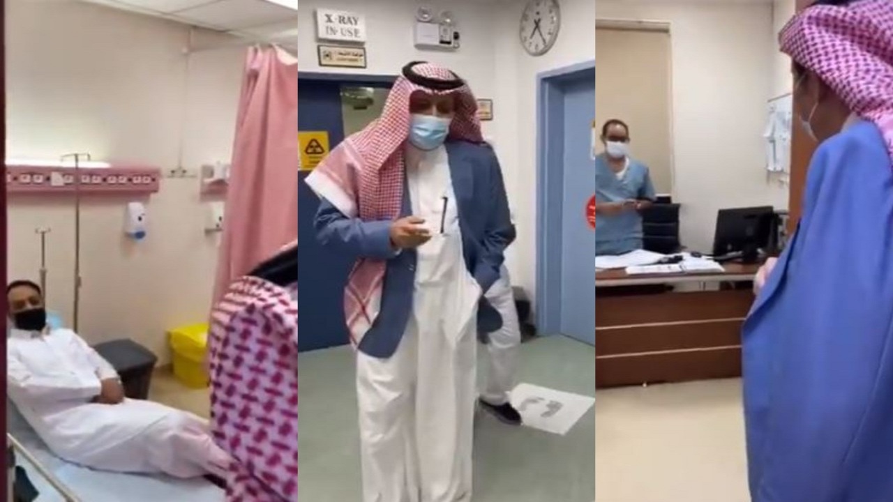 أمير الباحة يُفاجي مرضى مستشفى القرى بزيارته: «هذه شغلتي لا منّة ولا فضل» (فيديو)