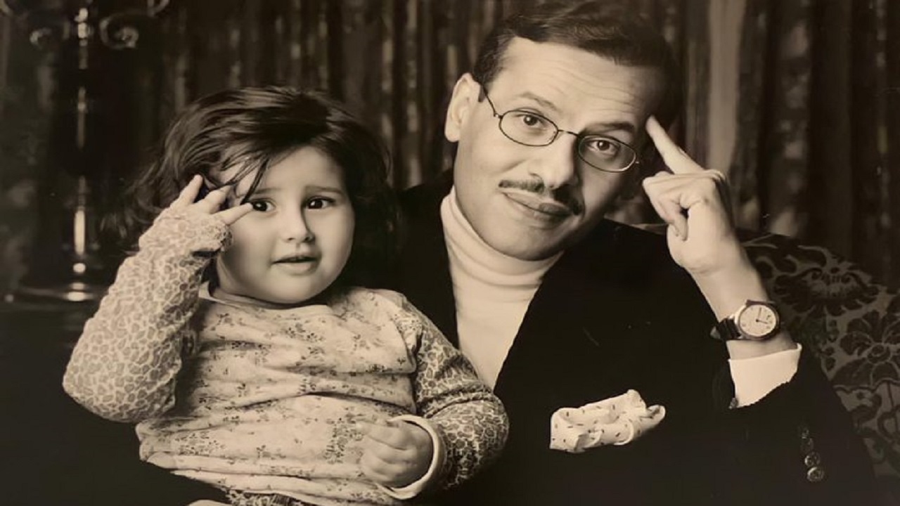 صورة نادرة لـ &#8220;الأمير عبدالعزيز بن سلمان وابنته سلطانة&#8221;