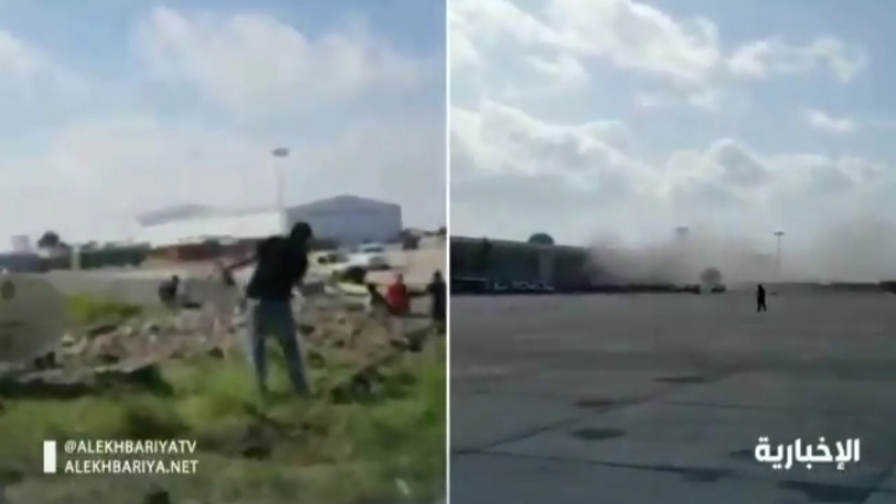 بالفيديو.. إصابة مراسل الإخبارية في هجوم مطار عدن