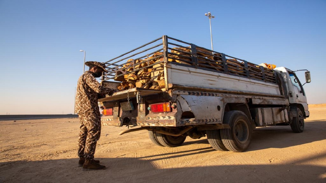 القوات الخاصة للأمن البيئي تضبط 2.3 طن من الحطب المحلي في الرياض