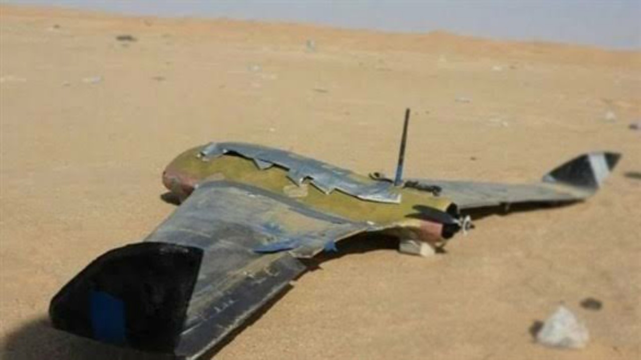 تدمير طائرة مفخخة أطلقها الحوثيون تجاه ‎المملكة
