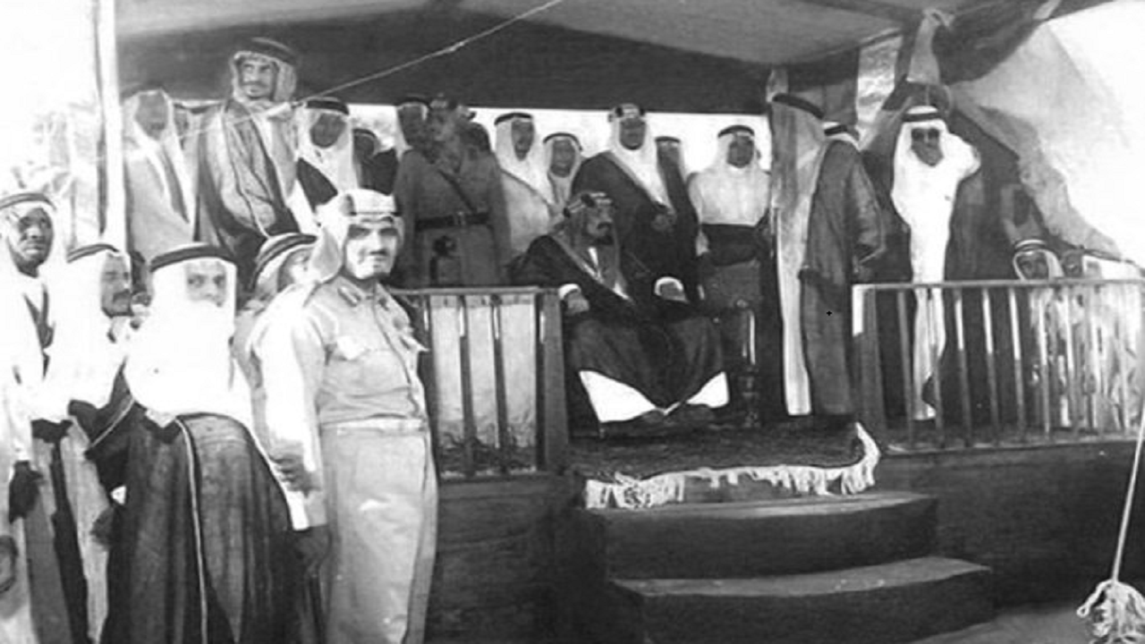 آخر صورة للملك عبدالعزيز قبل وفاته