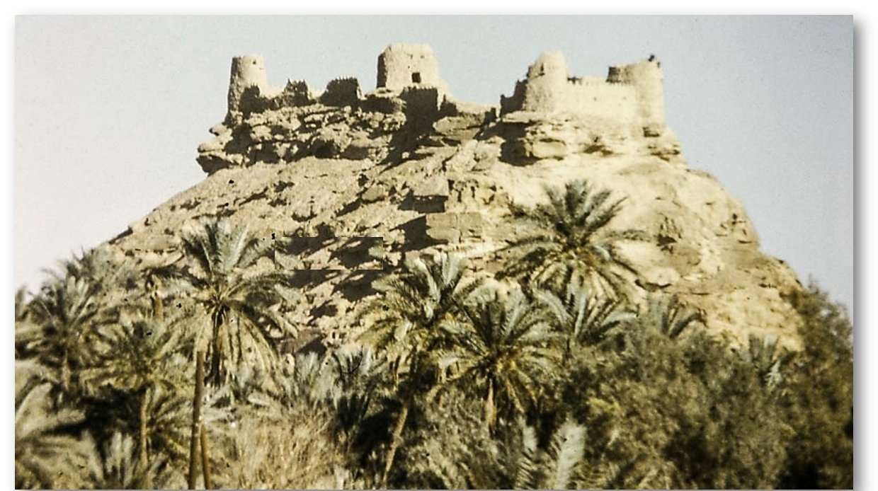 صورة نادرة للقلعة زعبل في الجوف منذ 46 عام