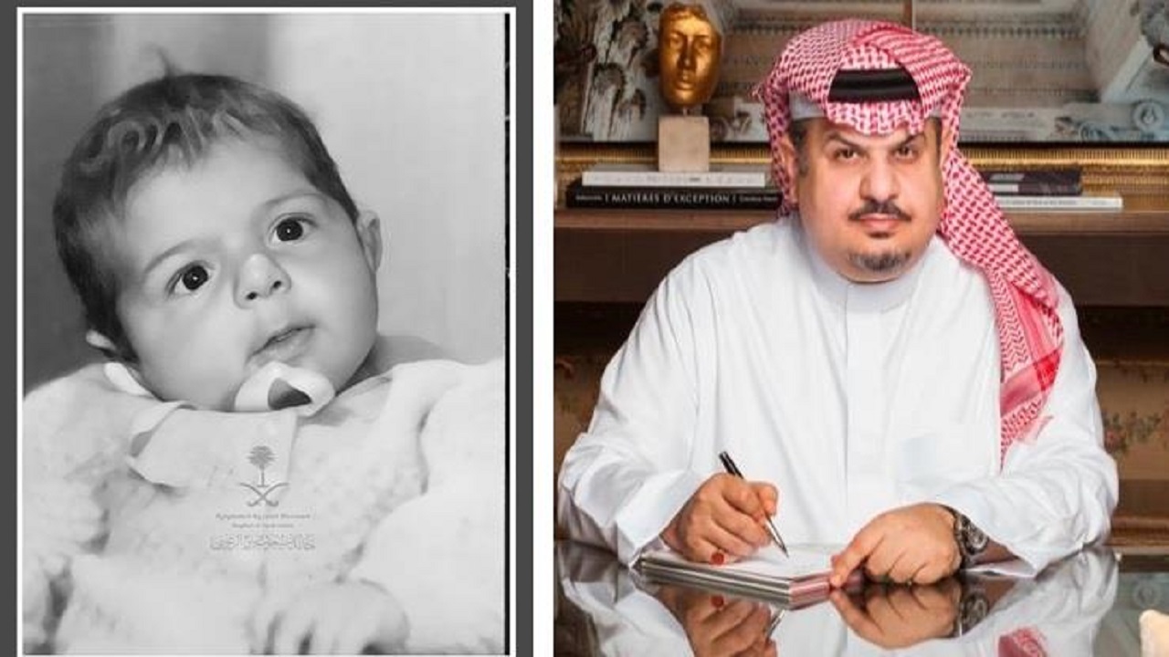 الأمير عبد الرحمن بن مساعد ينشر صورة له أثناء طفولته