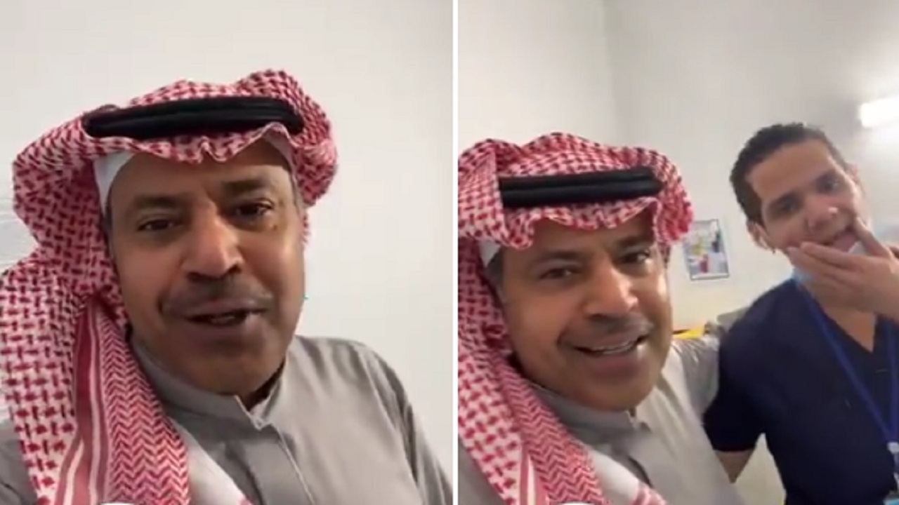 بالفيديو.. سلمان المطيويع يتلقى الجرعة الثانية من كورونا