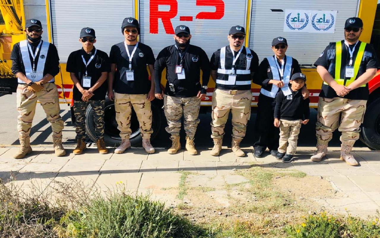 جهود فريق جمعية ساعد للبحث والإنقاذ