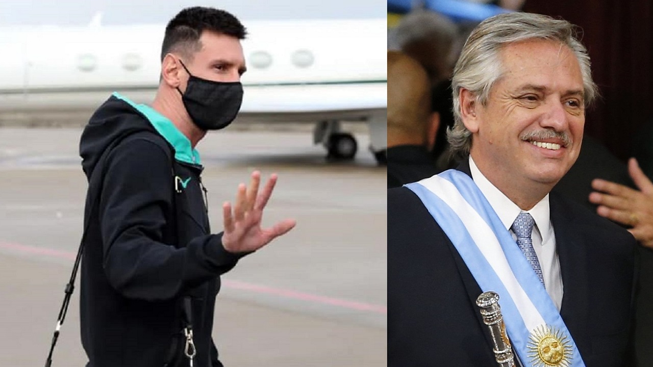 الرئيس الأرجنتيني يستأجر طائرة ميسي!