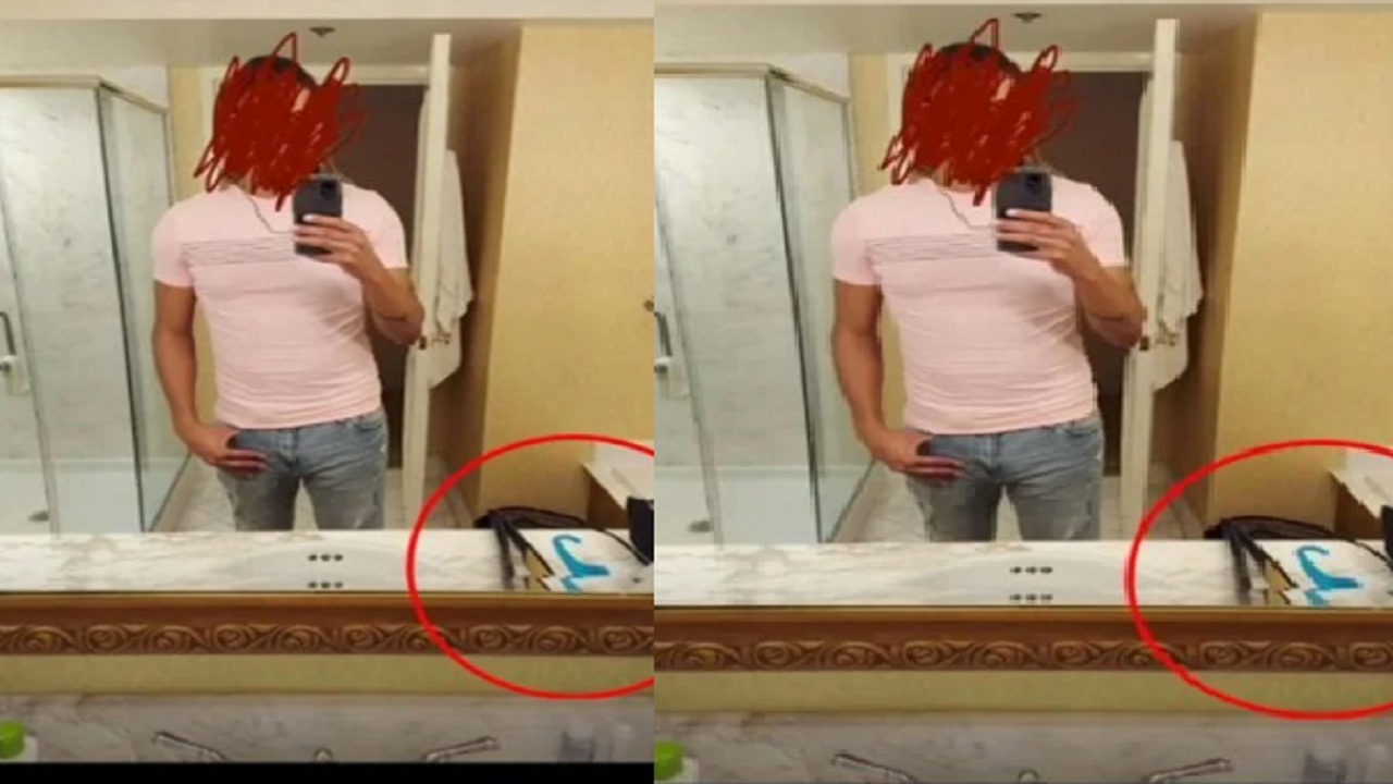 امرأة تكتشف خيانة زوجها من خلال صورة في مرآة