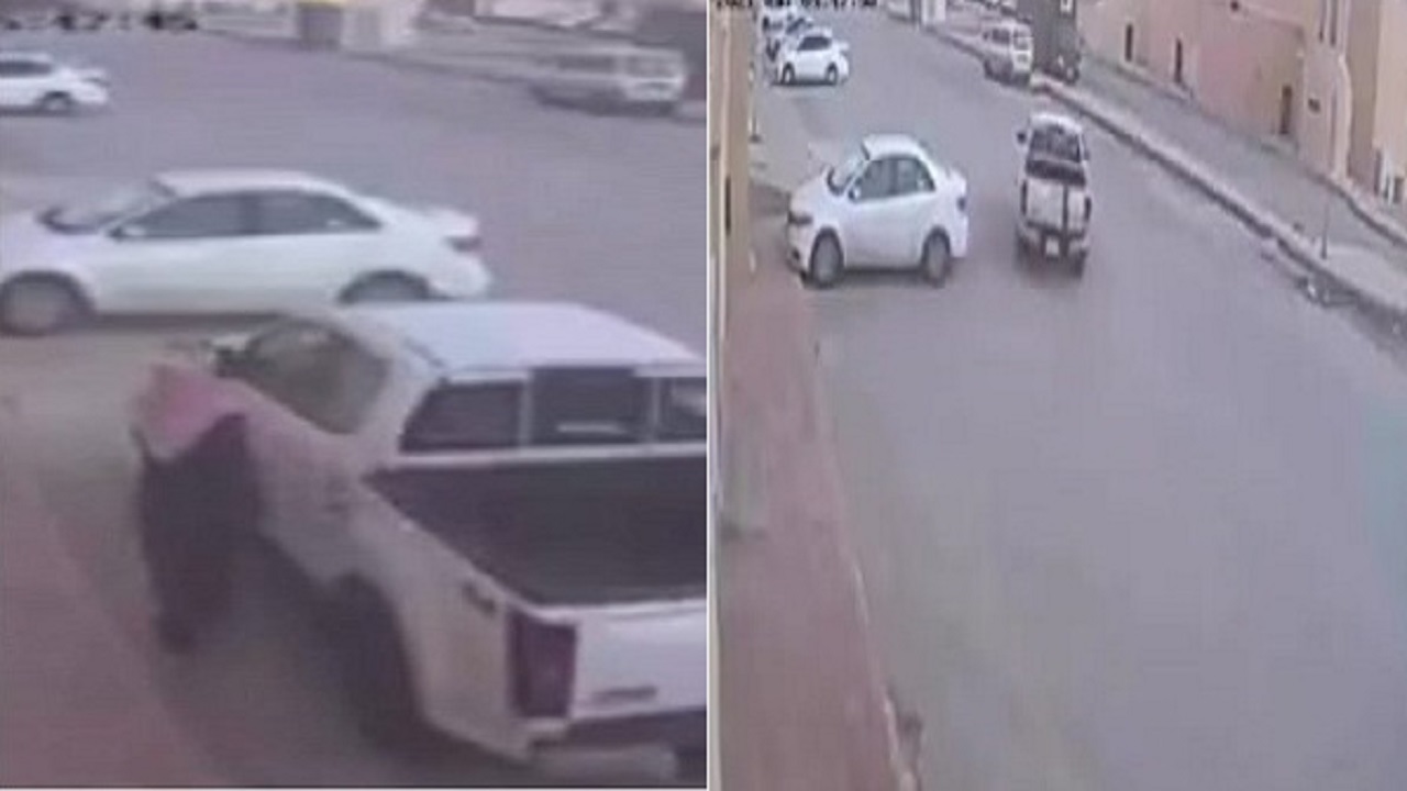 بالفيديو.. لحظة سرقة سيارة مواطن بحي اليرموك بالرياض