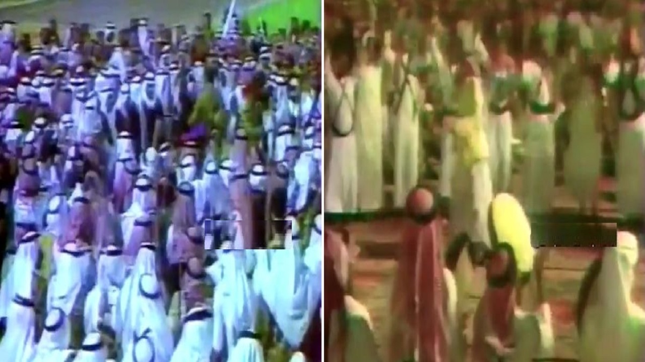 فيديو نادر لاحتفالات الرياض بالملك فهد