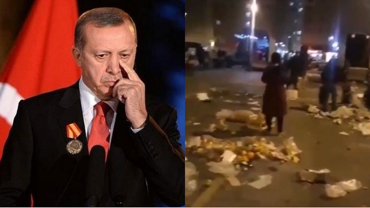 الأتراك يجمعون الطعام من القمامة..وأردوغان: سنصل إلى القمر