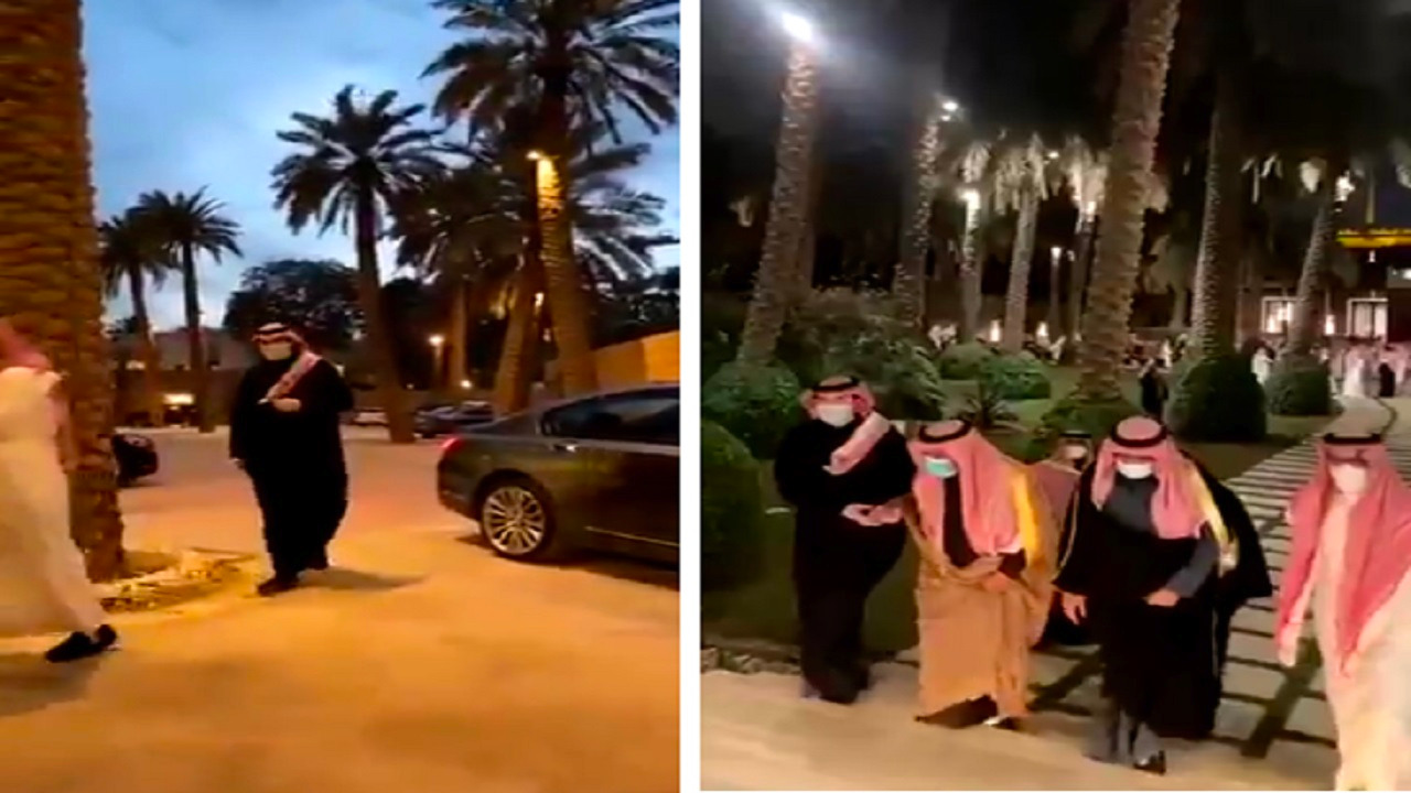 بالفيديو .. استقبال المعزين في وفاة الأمير الراحل مشهور بن مساعد