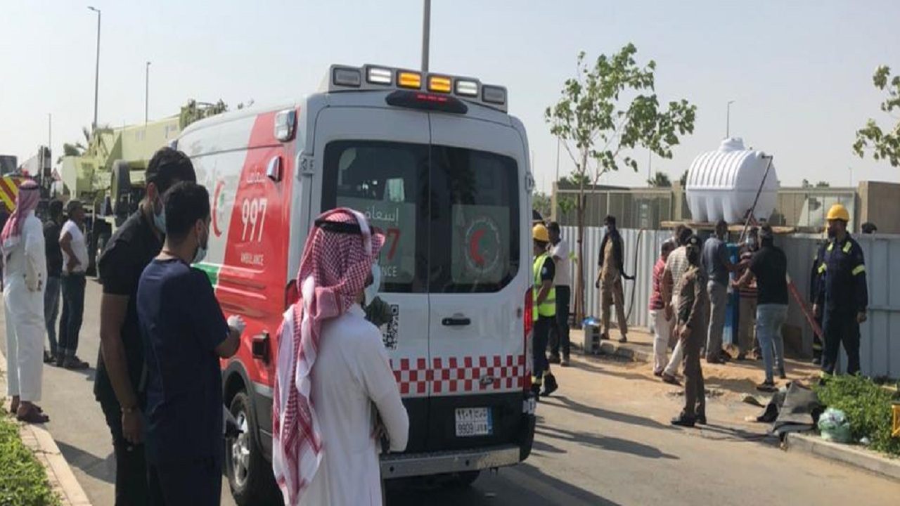 شاهد.. مصرع شخصين إثر انهيار خزان أرضي بسليمانية جدة