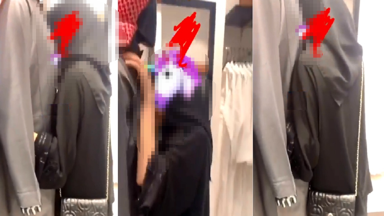 فيديو متداول لفتاة تتحرش بـ &#8220;مانيكان&#8221; في محل تجاري