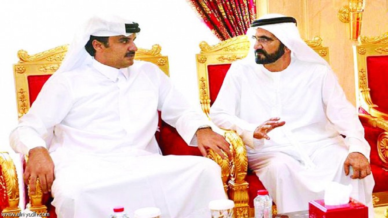 اتصال هاتفي بين أمير قطر وحاكم دبي لأول مرة منذ سنوات