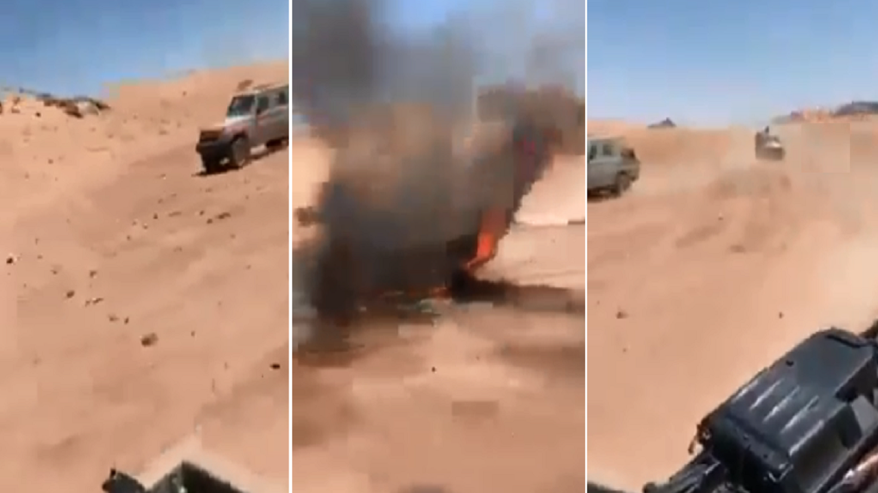 بالفيديو.. تدمير آليات عسكرية حوثية في جبهة الكسارة بمحافظة مأرب