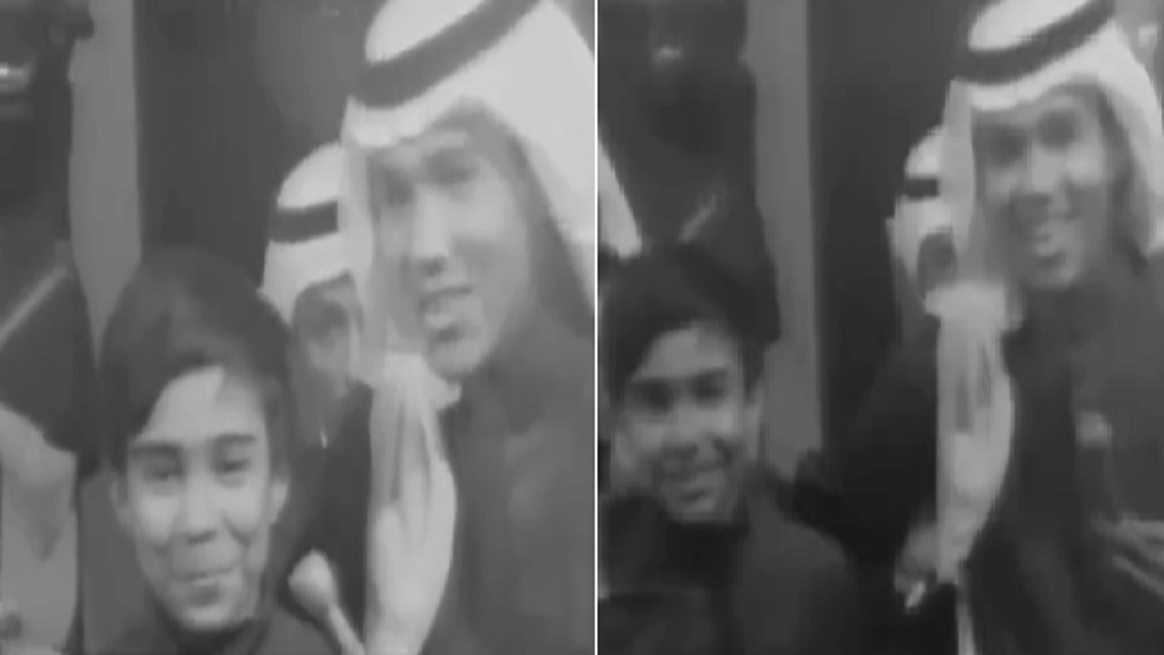 فيديو نادر للفنان محمد عبده يغني وبجانبه طفل.. ومغردون يتساءلون عن هويته