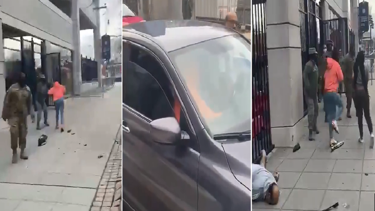 بالفيديو.. فتاتان تحاولان سرقة سيارة من سائق بصاعق كهربائي