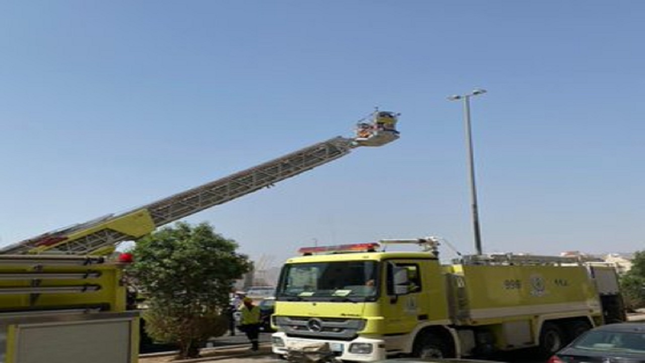 اندلاع حريق في شقة بالمدينة المنورة
