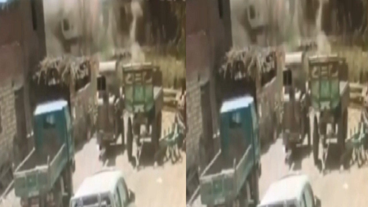 بالفيديو.. لحظة وقوع “تصادم قطاري سوهاج” في مصر