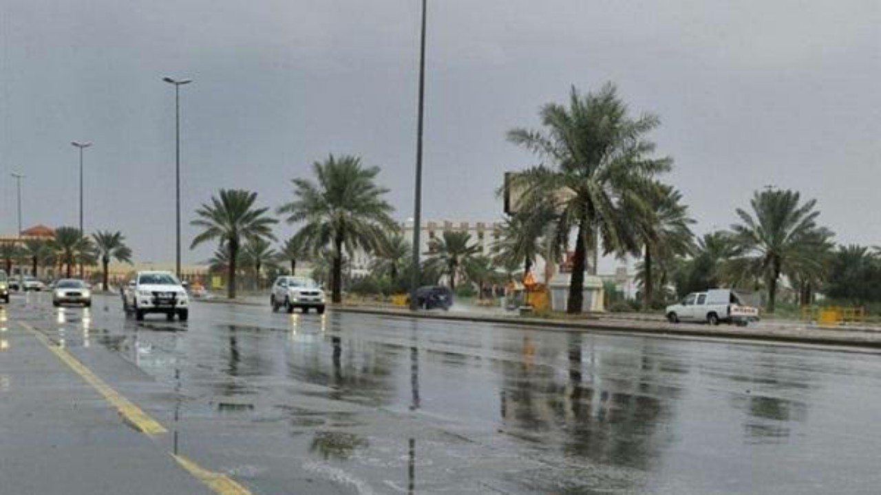 هطول أمطار متوسطة إلى غزيرة على عدة مناطق في الباحة